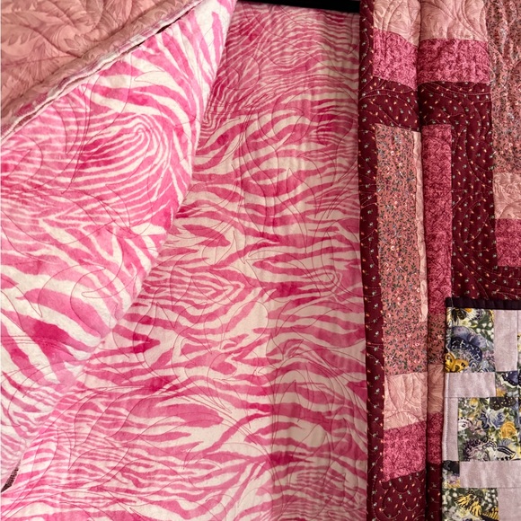 Upcycled Vintage Quilt Patch Jacket/Kimono oversized Jacket - Picture 9 of 9